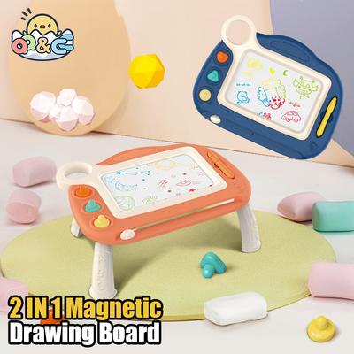Non-Toxic Children'S Drawing Board Portable Erasable Colorful Writing Pad Toy For Kid Toddlers Babies With One Pen Best Birthday Gifts