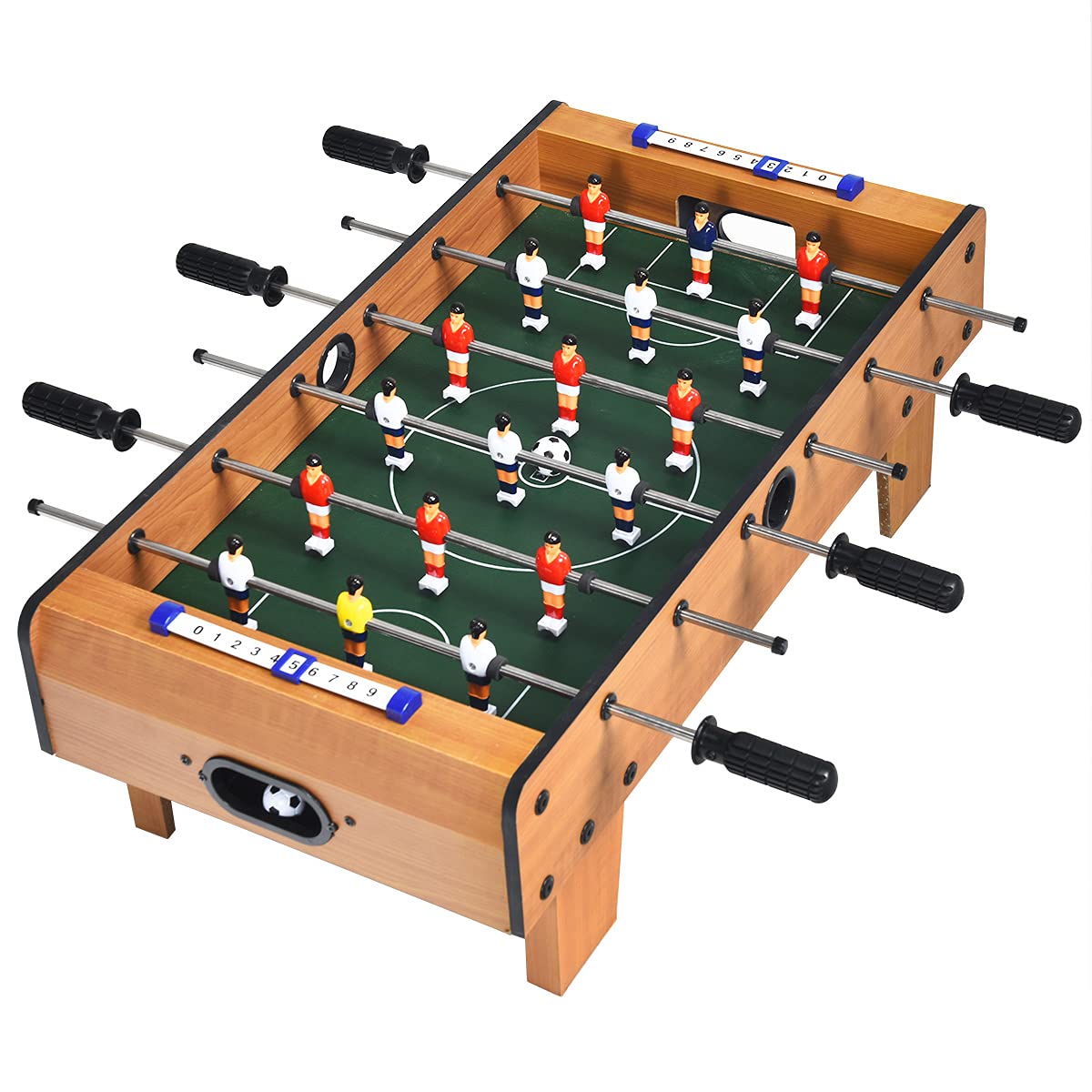 

GYMAX Настольный футбол Футбол Аналоговая доска Настольный футбол Реальный игрок Настольная игра для родителей и лучших друзей, Доска, Игра, Игра, Компактный, Футбол, Матч,