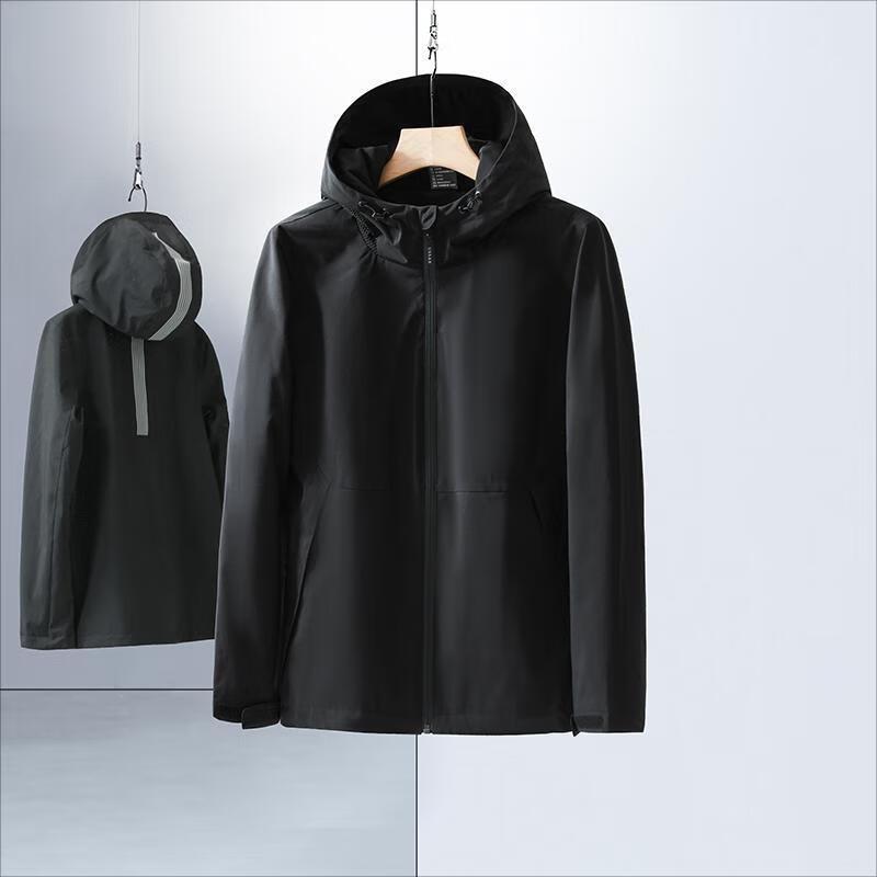 

Qisuo Men s Hooded Long Sleeve Outdoor Jacket 2XL