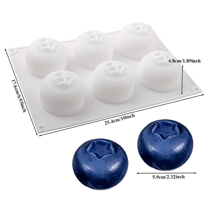 Simulated Fruit Silicone Mold Diy Fruit Dessert Mousse Cake Mold Candle Aromatherapy Soap Silicone Mold Home Decoration Mold