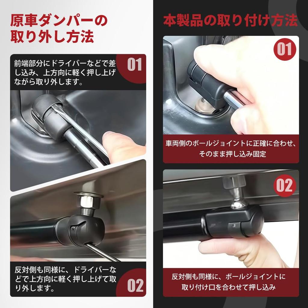 OuTLife 2026 Latest Design Rear Hatch Damper for Suzuki Jimny Nomad 2025 Designed specifically for the this reinforced model features a adjustable