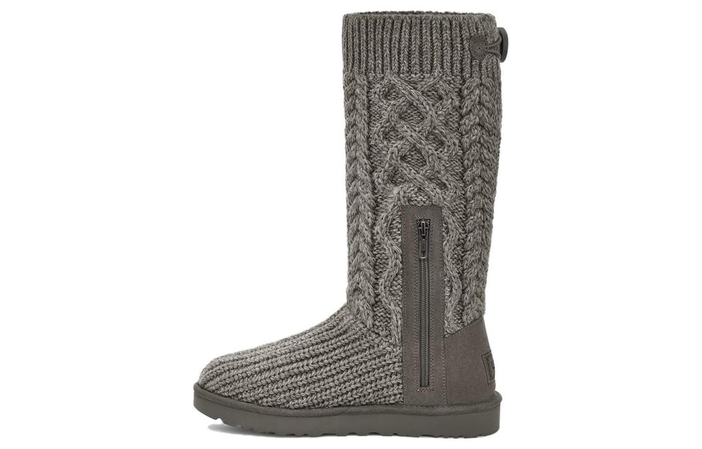 UGG Classic Cardi Cabled Knit Boot Grey Women's 1146010-GREY
