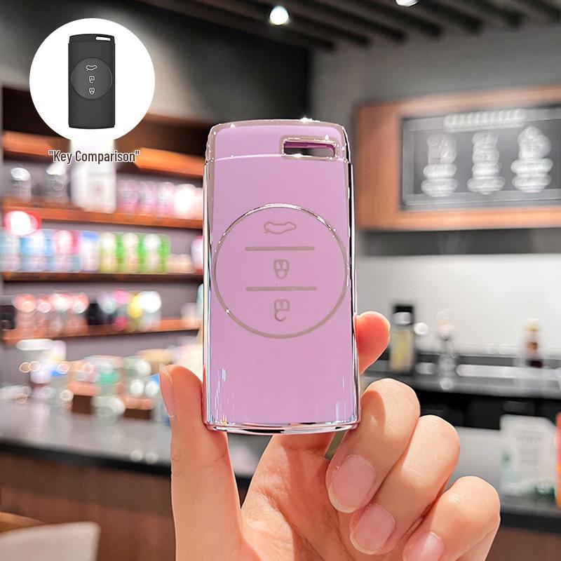 Compatible Chery Car Key Cover for Tiggo 7 and Xingtu TX Models - Simple Design for Men and Women