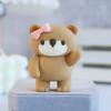 1Pcs Baby Shower Supplies Cake Topper Pink Blue Cake Decorations Cute Bear Ornaments  Boy Girl
