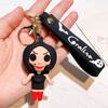 Vibrant Silicone Coraline Keychain Cute American Style Cartoon Character Gift