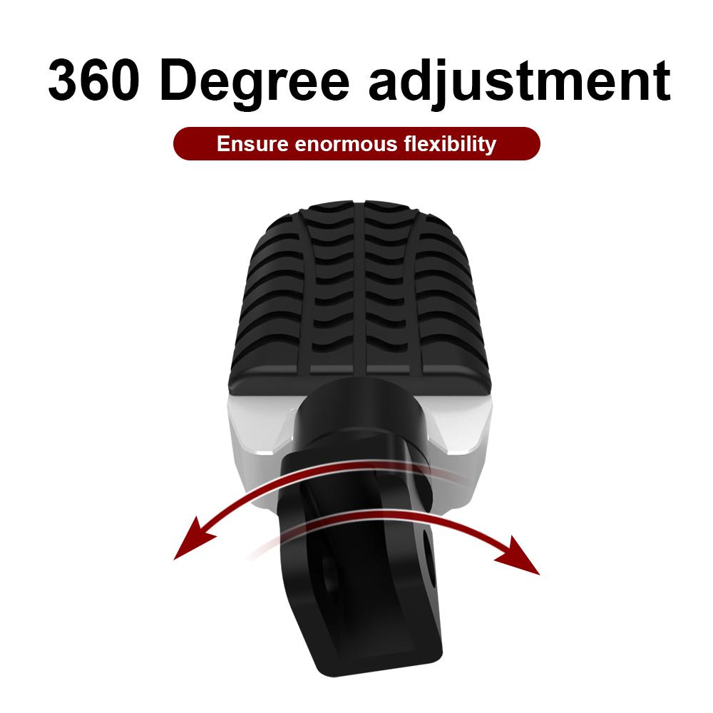 Motorcycle Adjustable Front Footpegs Footrest For Ducati Monster 620 2006-2007 696 2008-2014 796 797 1100 Multistrada 1100/S