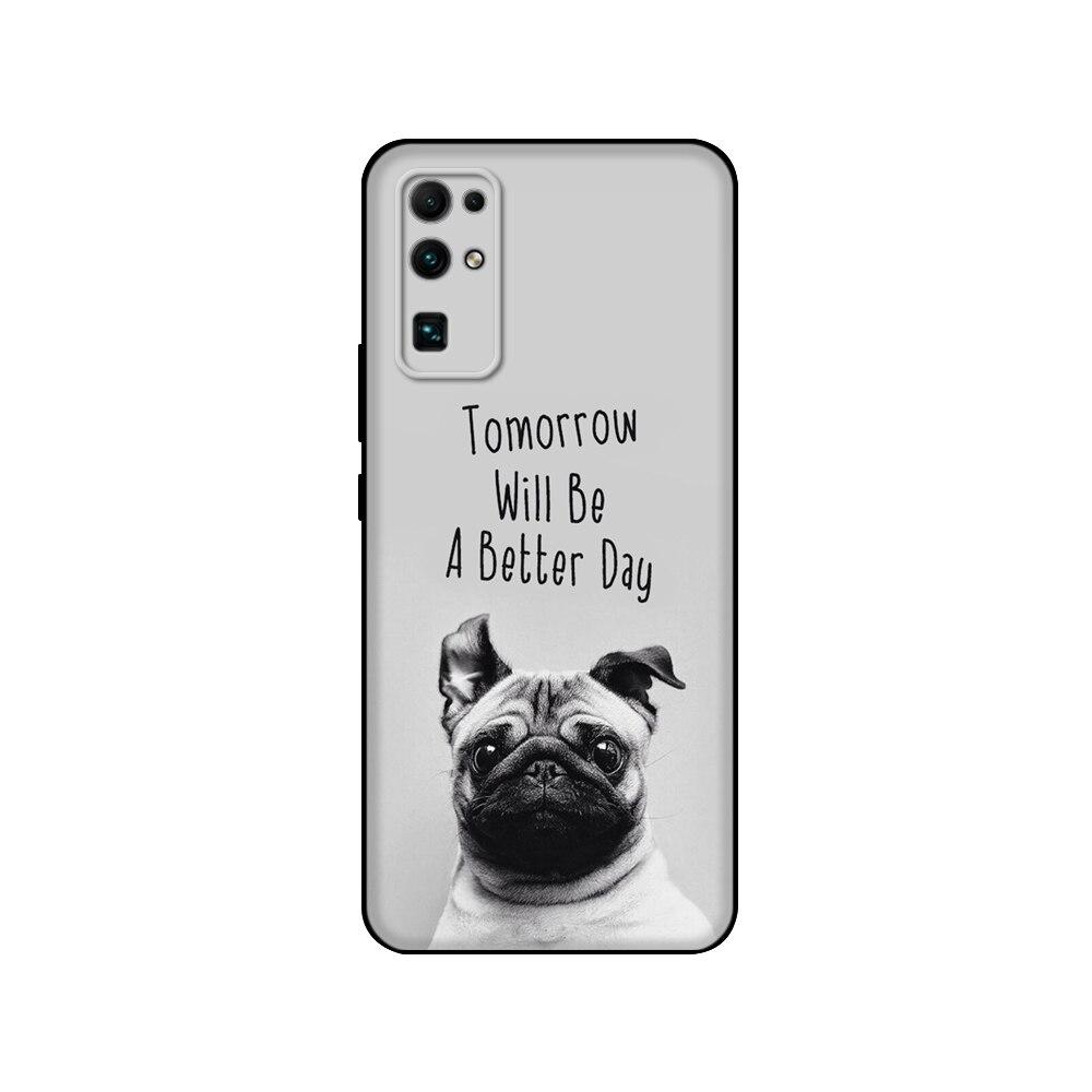 For HONOR 30 Case 6.53 Inch BMH-AN10 Soft Silicon TPU Back for Huawei Honor 30 Cover Honor30 Bumper Etui Coque Black Tpu Case
