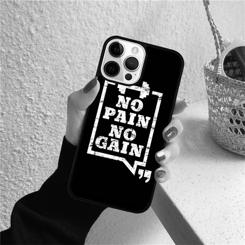 GYM WORKOUT BODY BUILDING QUOTES Phone Case for iPhone 17 Air 16 PRO MAX 15 14 PLUS 12 11 13 Cover Fundas Shell Coque