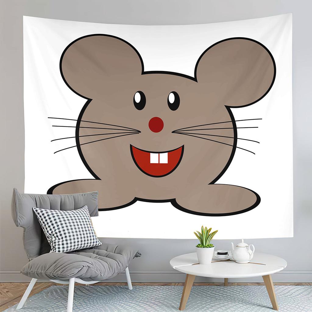 Arazzo Animali Cartoni Animati Leone Giraffa Arazzo Regali per Bambini Ragazze Ragazzi Arazzi da Parete Camera da Letto Casa Soggiorno Dormitorio
