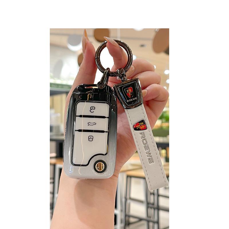 Roewe RX5 Plus Key Case for i5, i6 Max, d7, CLEVER, RX3, iMax8, EI - Metal Car Shell for New Models