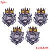 5Pcs/Lot Punk Animal Patch  Iron On Embroidery Patches For Clothing Thermoadhesive Patches On Clothes Hip Hop Patch For Clothes