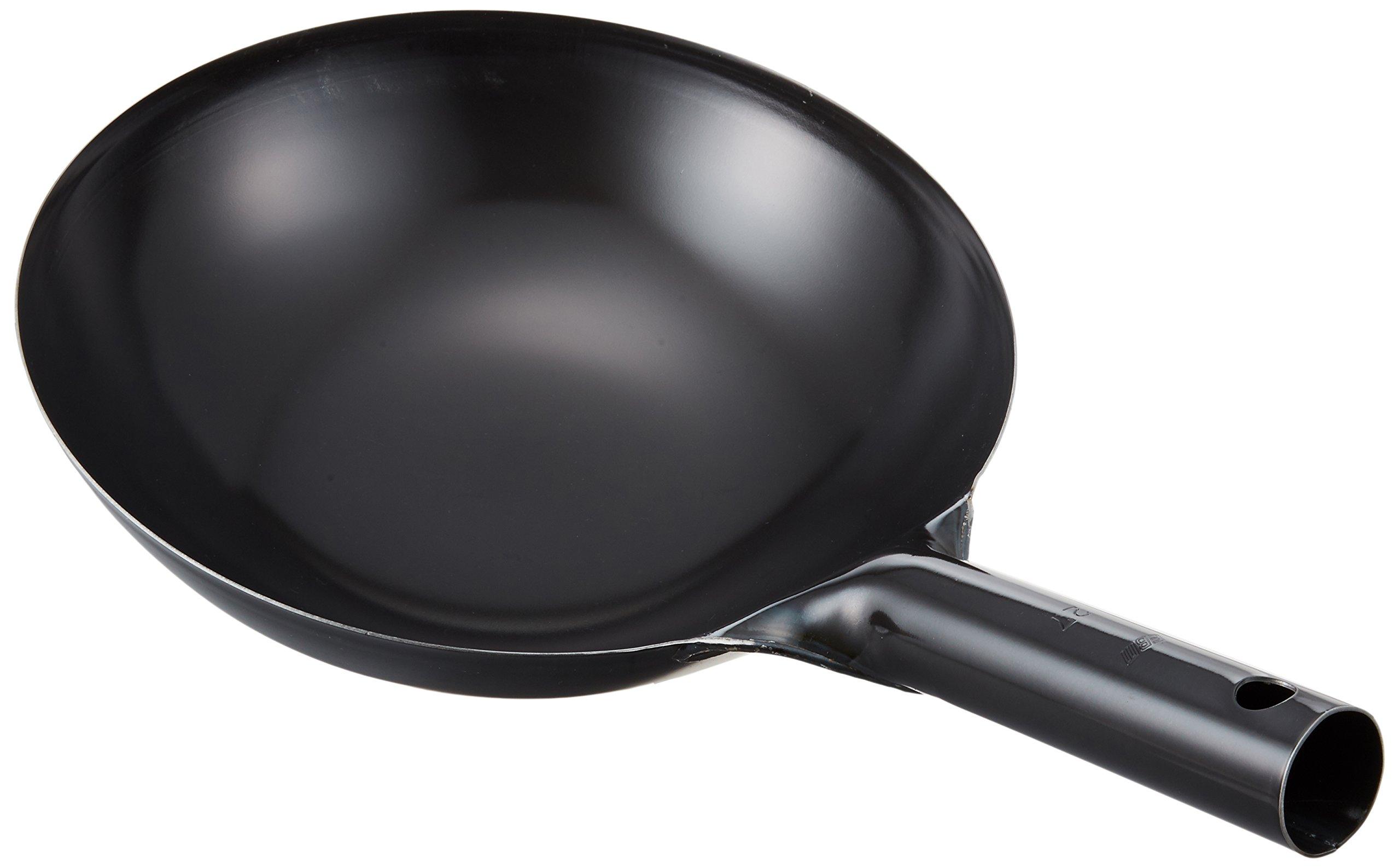 

EBM Iron Blue Temper Pressed Chinese 27cm Saucepan, чёрный