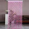100*200cm Tassel Two-Color Heart-shaped Curtain Romantic Loving Heart String Sheer Curtains for Home Living Room Bedroom Curtain