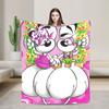Cute Diddl  Blanket Quality Warm Soft  Throw Blanket Winter Child Living Room Pattern Bedspread