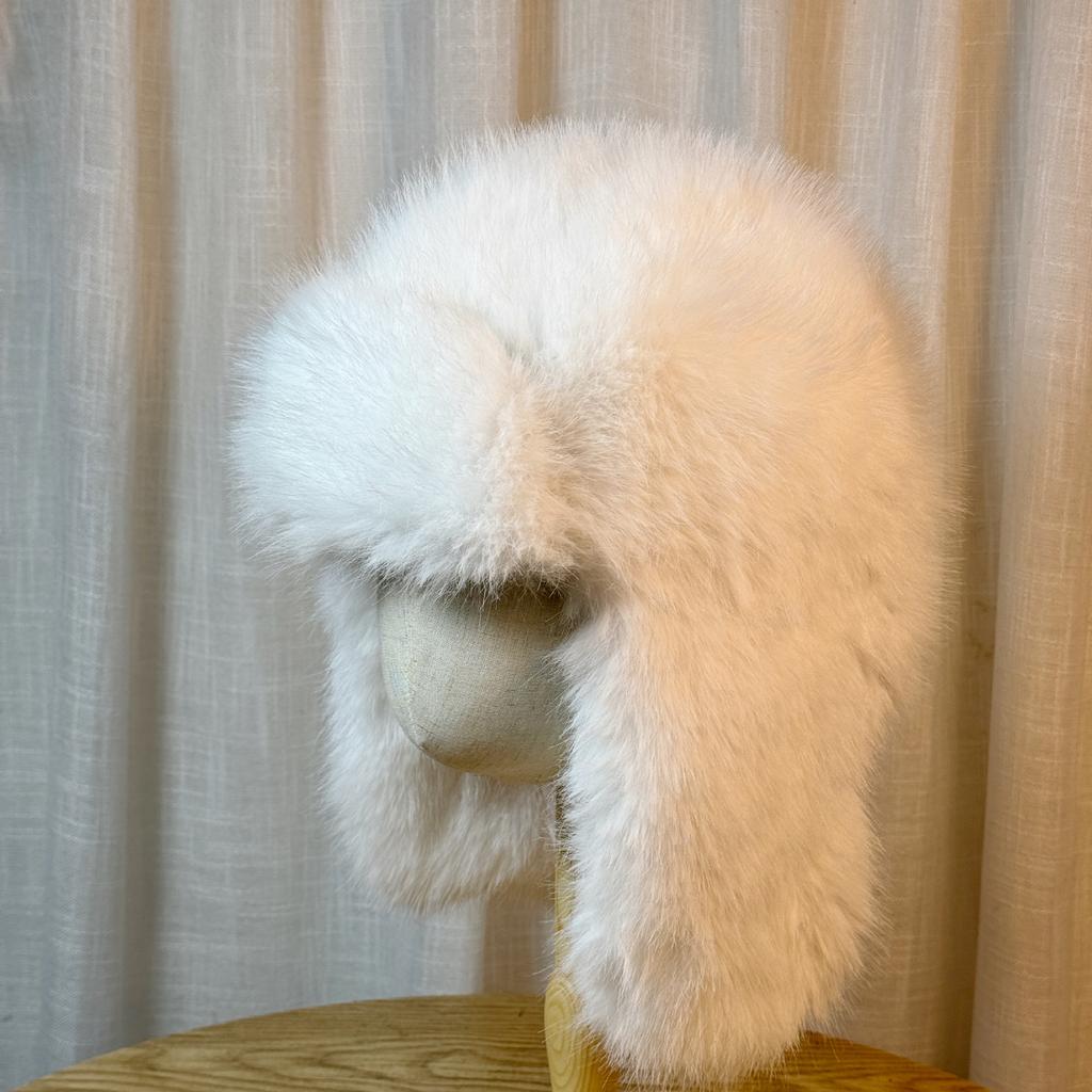 Plush Lei Feng Hat Women's Autumn and Winter Cycling Thickened Warm and Coldproof Ear Hat Northeast Pullover Hat