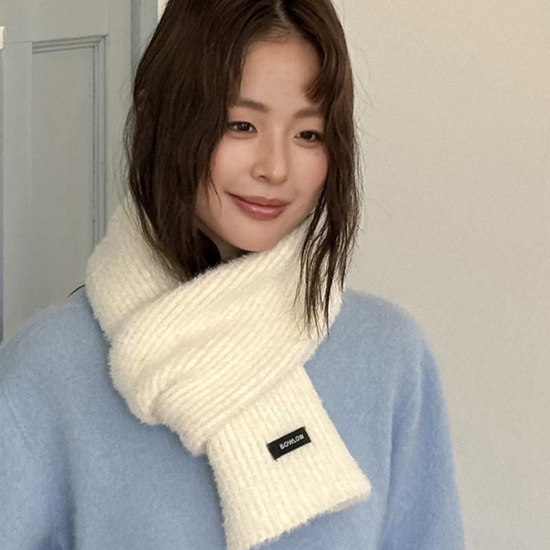 Luxury Winter Wool Scarf Women Cashmere Warm Pashmina Foulard Female Shawls Wraps Thick Soft Warm And Cold-Proof Poncho