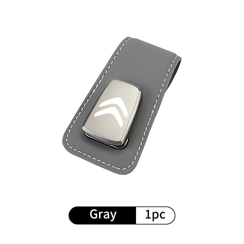 Magnetic Car Sunglasses Holder Eyeglass Hanger Ticket Card Clip For Citroen C5 C1 C2 C6 C4L DS3 DS4 DS5 C-Elysee Grand Berlingo
