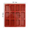 1PC 12-Cavity Multi-Function Silicone Bake Mold Nonstick Food Grade  for Baking Mini Bread Brownie Cornbread for Home Kitchens