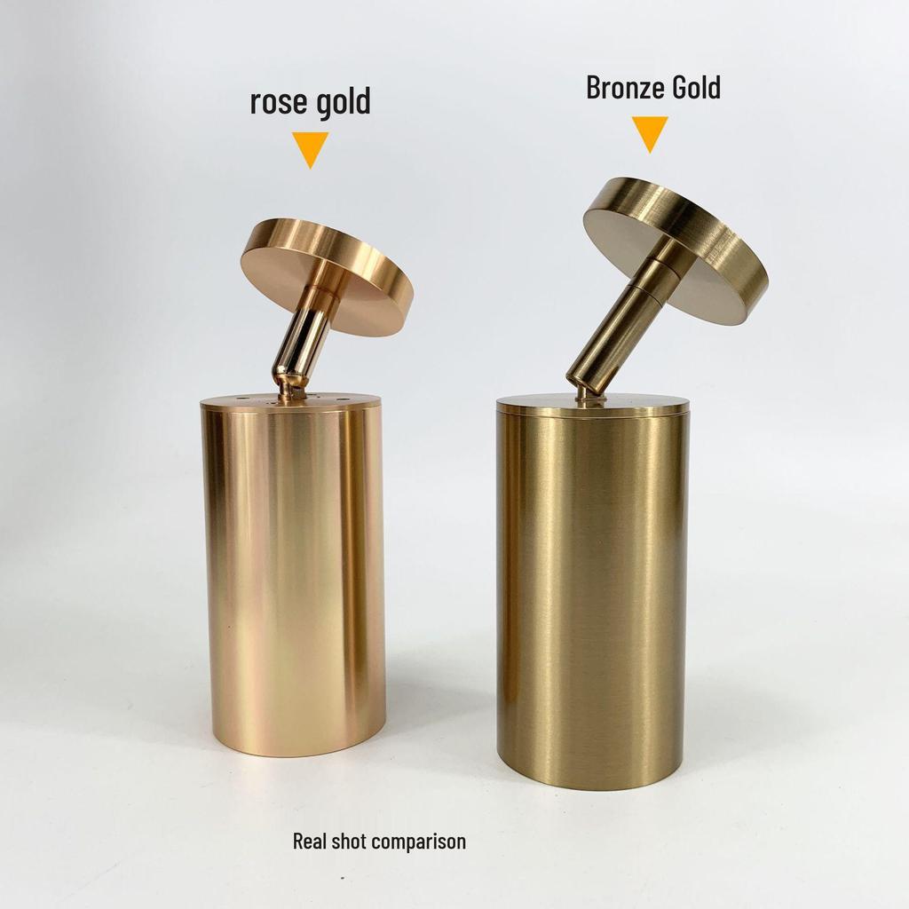Nordic Rose Gold LED Track Spotlight, 7W Surface Mounted Ceiling and Background Wall Display Light.