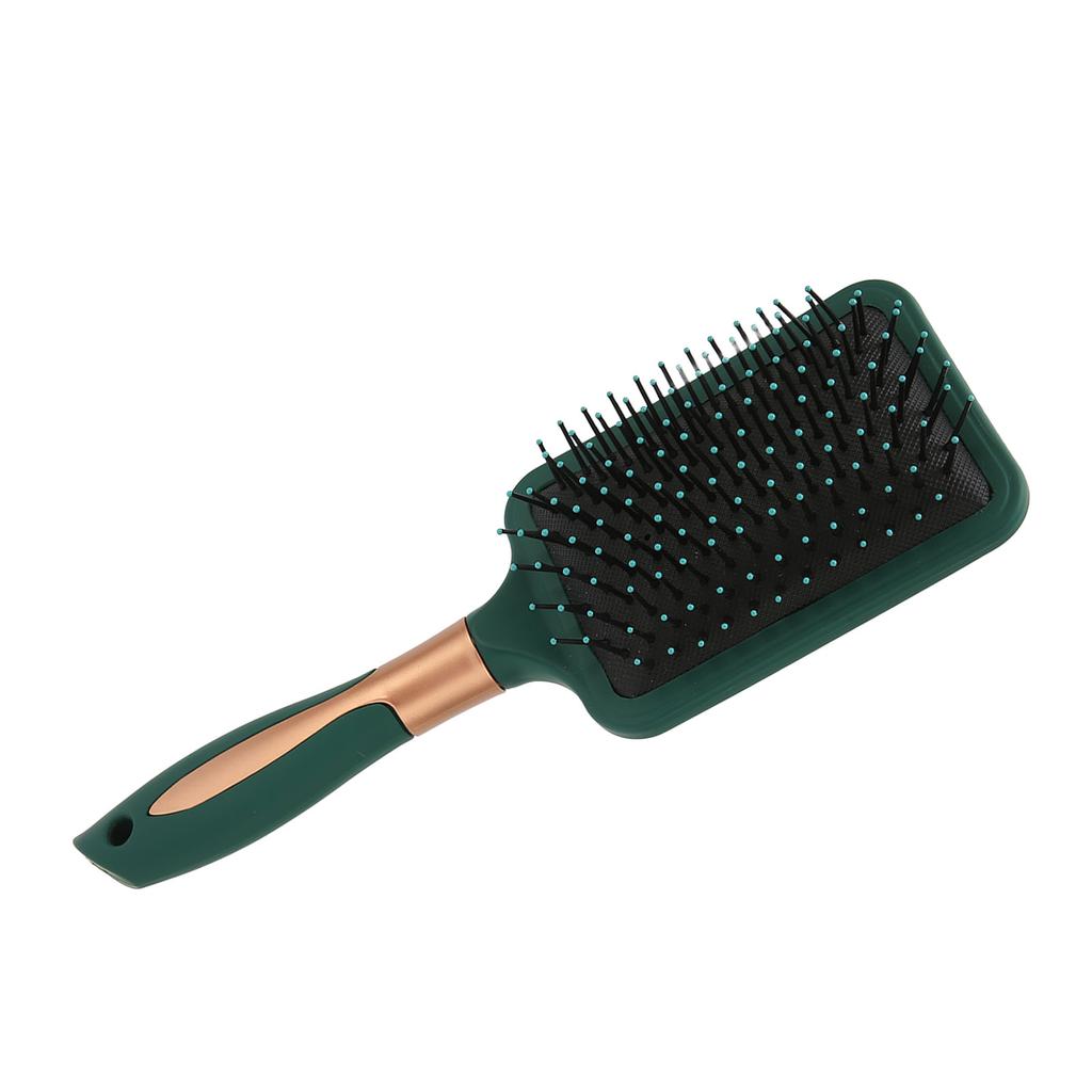 Paddle Hairbrush Hair Smoothing Straightening Detangling Cushioned Pad Durable ABS Silicone Detangling Brush for