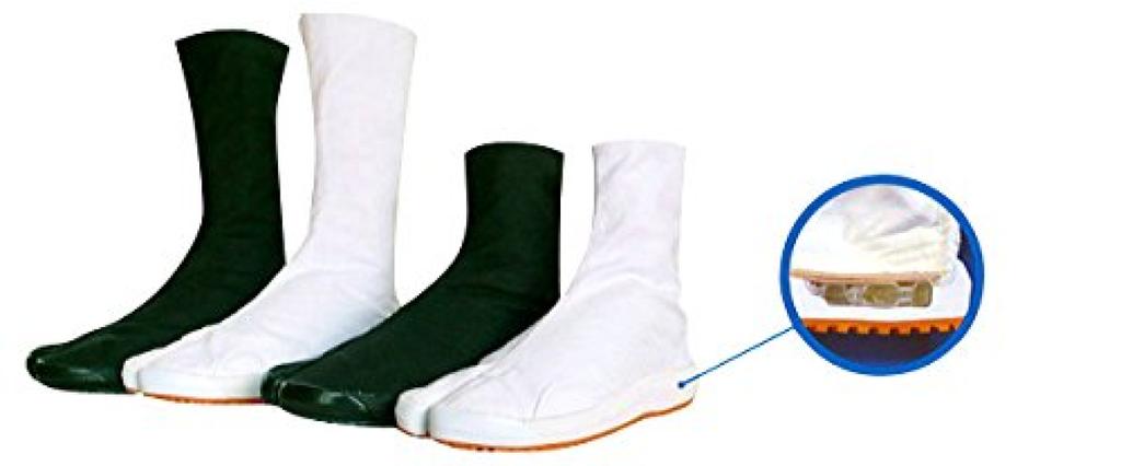 Air Jog III Air Tabi mit 12 Kohaze Tabi Marugo (Schwarz) Socken, Co., Ltd. (Größe 26.0cm)