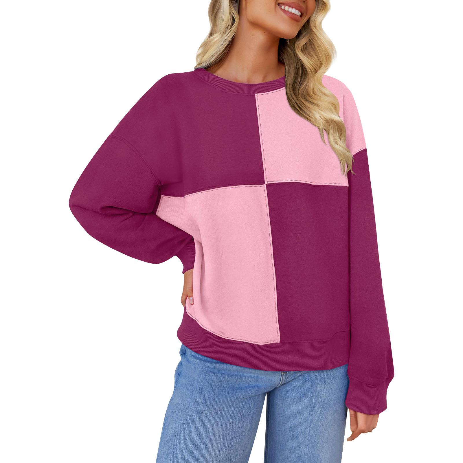 

Женские топы Женские блузки Женские повседневные повседневные топы Модные рубашки с длинными рукавами с принтом Топы Футболка Пуловеры Топы M серый