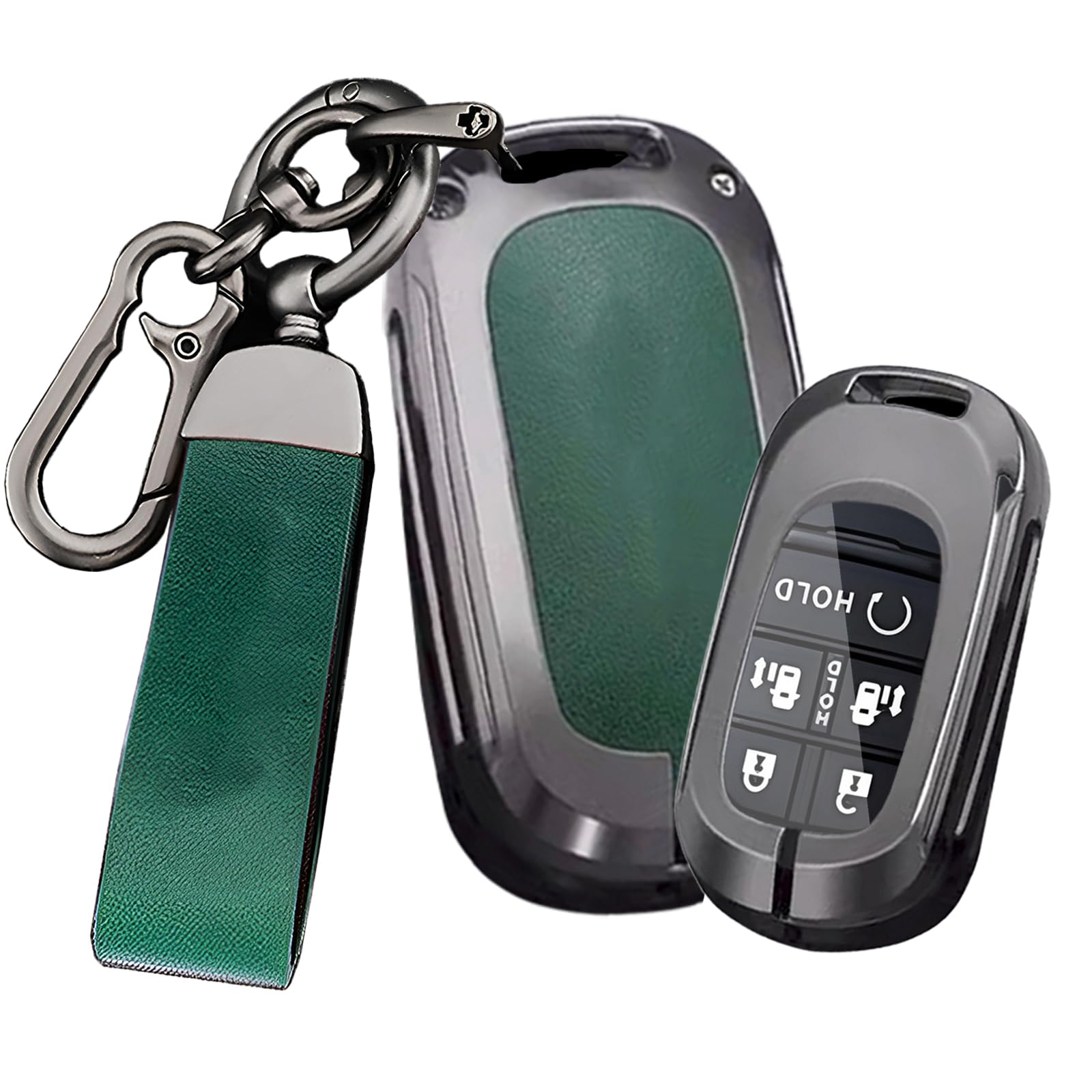 

[TECART] Honda exclusive key case key cover key chain Honda exclusive Step Wagon N-BOX Vezel Civic ZR-V Odyssey Elysion etc. Smart key case leath