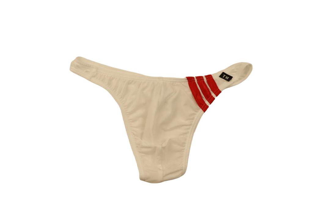Underwear STRIKESKIN x WET 3LINE Sporty BIKINI TB White [TM Collection] Men's