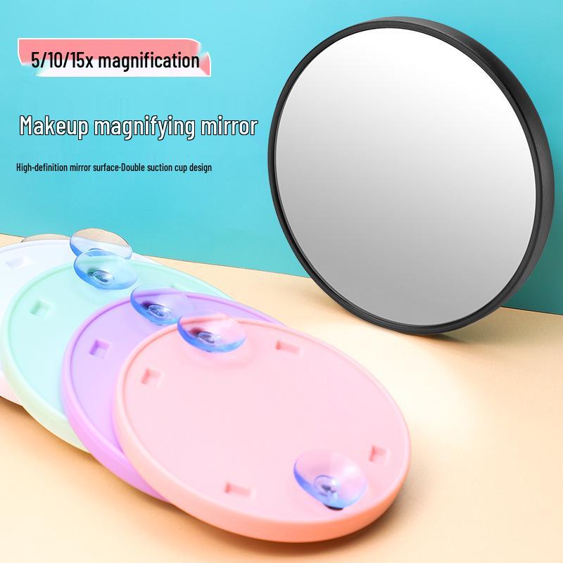 5X/10X HD Suction Bathroom Magnifying Makeup Mirror, Portable Single-Sided Beauty Tool