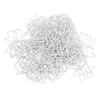 100Pcs House Shaped Paper Clips Iron Wire Multifunctional Decorative Fancy Paperclips for Organizing Marking Gift White