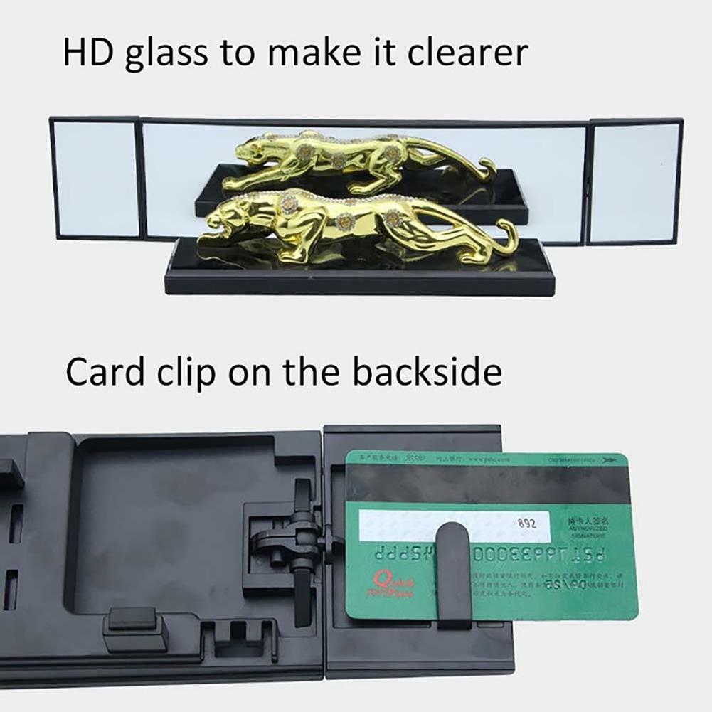 Bil Tre Vikningar Böjd Yta Backspegel Vidvinkel Backspegel Konvex Spegel