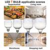 LED Bulb 20W 30W 40W 50W LED lamp AC 110V 220V base E27 Lampada LED t Light Bombilla Spotlight Lighting Lamp for home derection