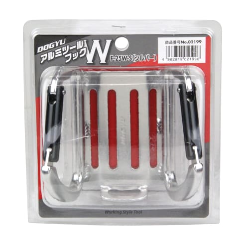 DOGYU Aluminum Tool Hook, Silver, F-25W-S, 02199