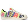 Adidas Kris Andrew Small x Superstar Pride Unisex Sneakers Hvit Kremhvit Kjerne-Svart GX6395