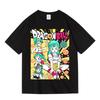 100 Cotton 90s Anime Aesthetic Retro Dragon Ball Bulma TShirt Manga Panel Graphic Tee Crew Neck Casual Fashion Tops