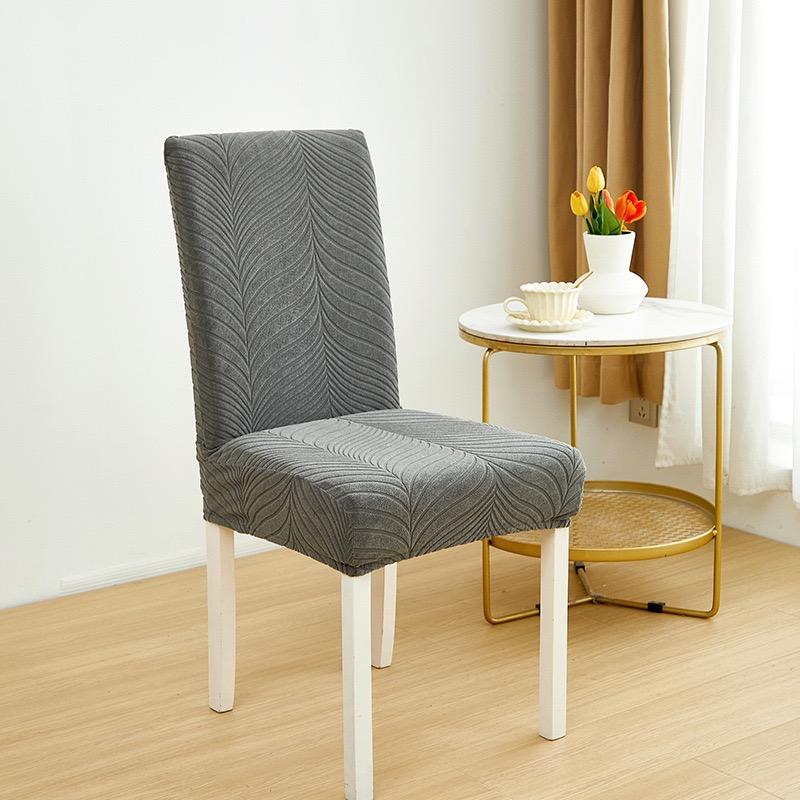 Жаккардовый чехол на стул для комнаты, эластичный чехол для обеденного стула, чехол из эластичного спандекса, чехол для кухонного стула