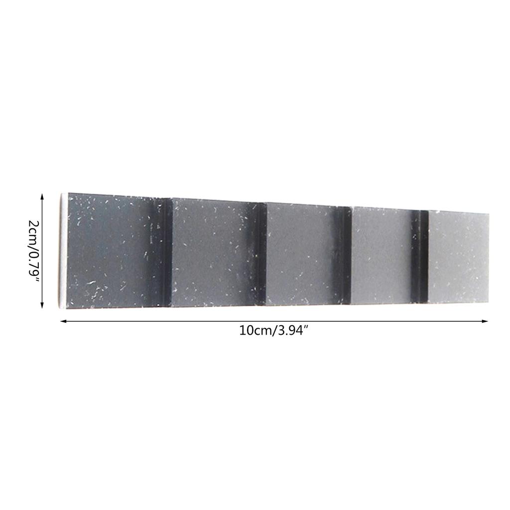 Upgrade 5-step Calibration Block for Ultrasonic Thickness Gauge 0.1"-0.2"-0.3"-0.4"-0.5" Thickness & Linearity Calibrate