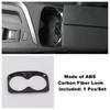 Water Cup Holder Frame Cover Trim For Peugeot 3008 5008 GT 2017 -  ABS Carbon Fiber / Matte Decoration Interior Accessories