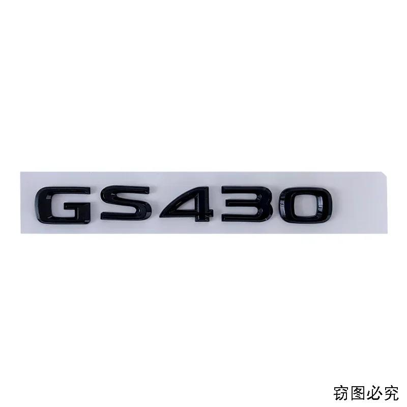 FDL4 ABS Car Body Letter Sticker Decal Rear Trunk Badge Emblem Accessories for Lexus GS300 GS350 GS430 GS460 GS400