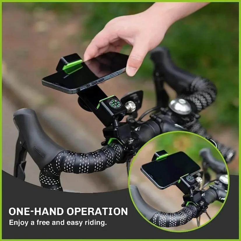 Universal Mobile Phone Holder 360° Rotation Bicycle Motorcycle Handlebar Stand for iPhone Samsung Xiaomi Smartphone Bracket