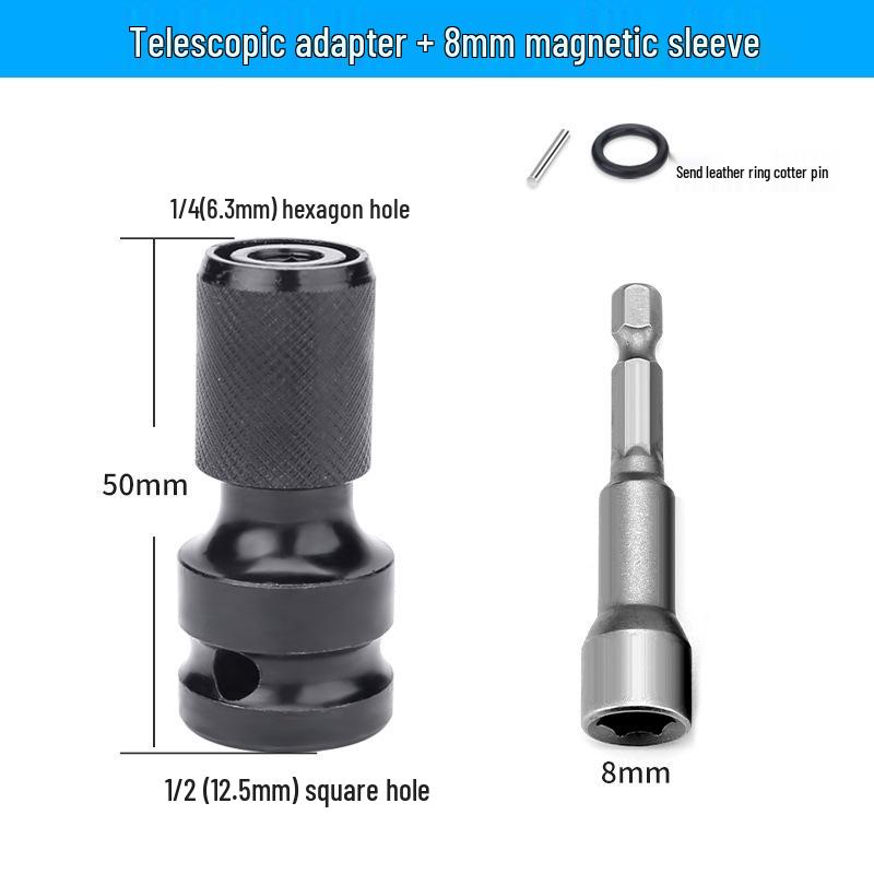 Kit Multifuncțional Adaptor Burghiu Electric și Cheie