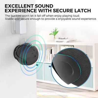Yousheng Uchwyt ścienny do Echo Dot 4/5 generacji Wspornik Stojak oszczędzający miejsce z zarządzaniem kablami Regulacja kąta Wspornik głośnikowy