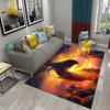 3D Dragon Carpet for Balcony Living Room Children Bedroom Bathroom Kitchen Door Entrance Non-slip Rugs Floor Mat for Home Decor