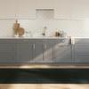 Vidaxl Rectangular Rug, Grey, 100X400 Cm, Bamboo