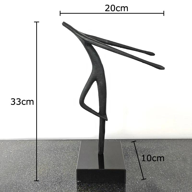 

Abstract Dancer Figures Statue Artwork Ornaments Desk Decoration Dancer Metal Sculpture Abstract Crafts Room Aesthetic Decor
