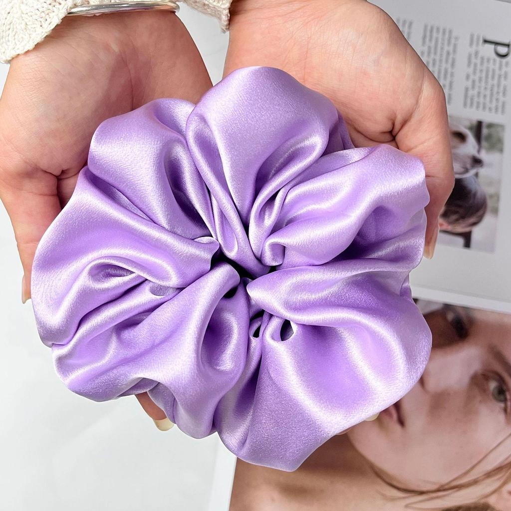 7cm Large Mulberry Silk Scrunchies - Luxury Hair Ties & Accessories
