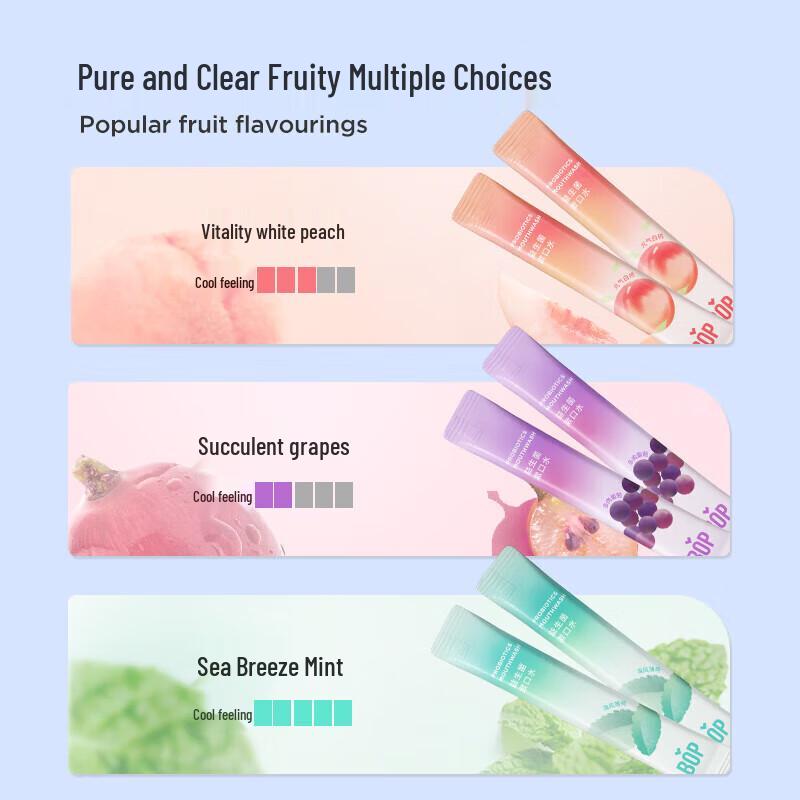 Bopu Probiotic Fresh Breath Mouthwash Sticks