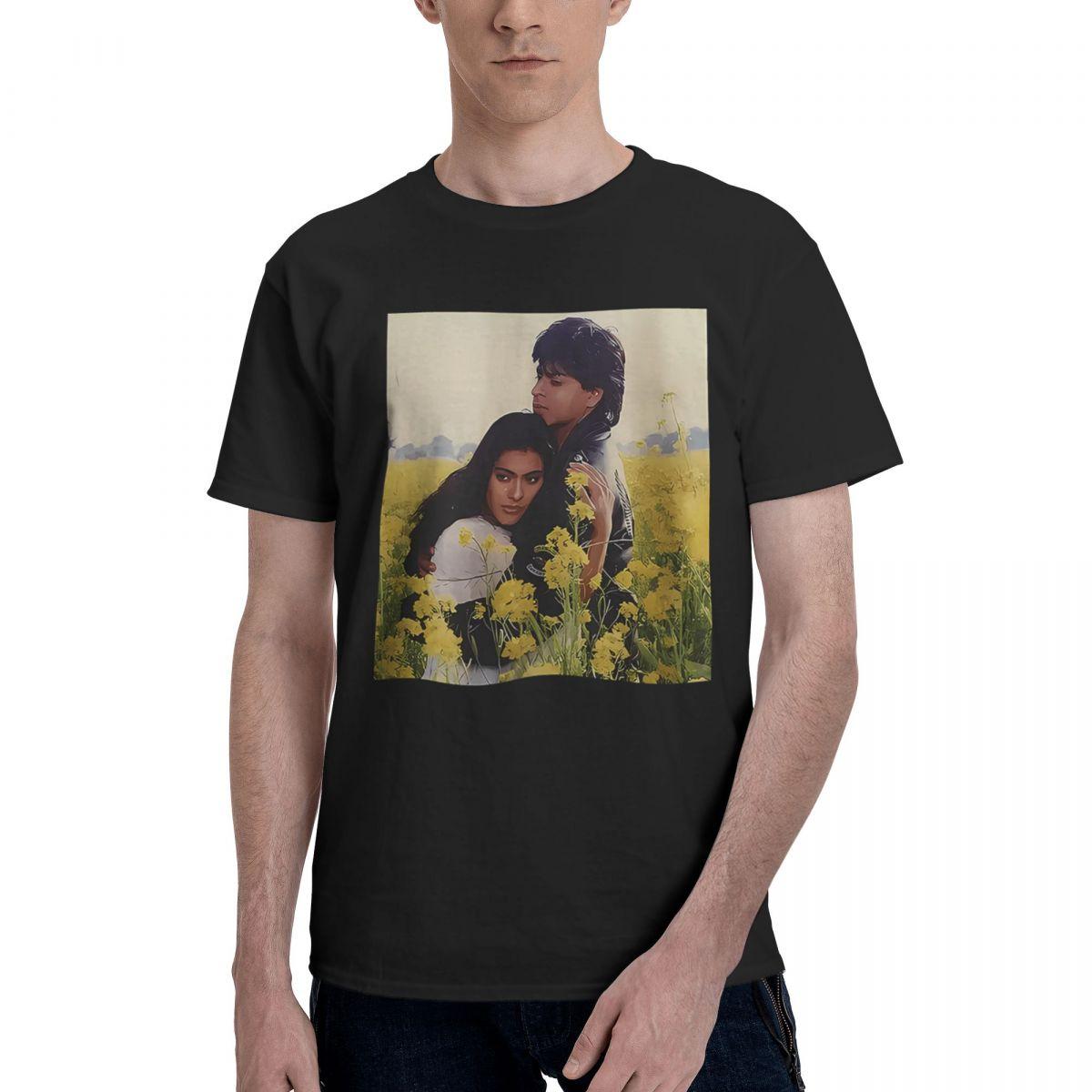

Dilwale Dulhania Le Jayenge Srk Shahrukh Khan 100 Cotton Casual Breathable Confortable Tshirt Funny Ugus TShirts Mens Gifts -... S разноцветный