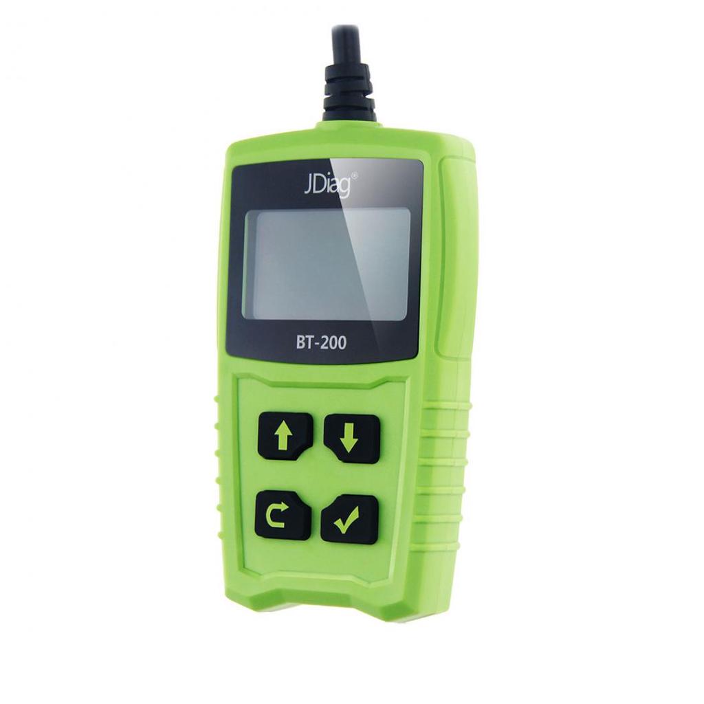 Digital Battery Analyzer for CCA MCA JIS DIN IEC EN SAE GB etc JDIAG FasCheck BT200 Car Battery Tester 12V Auto Cranking and Charging System Test Scan Tool
