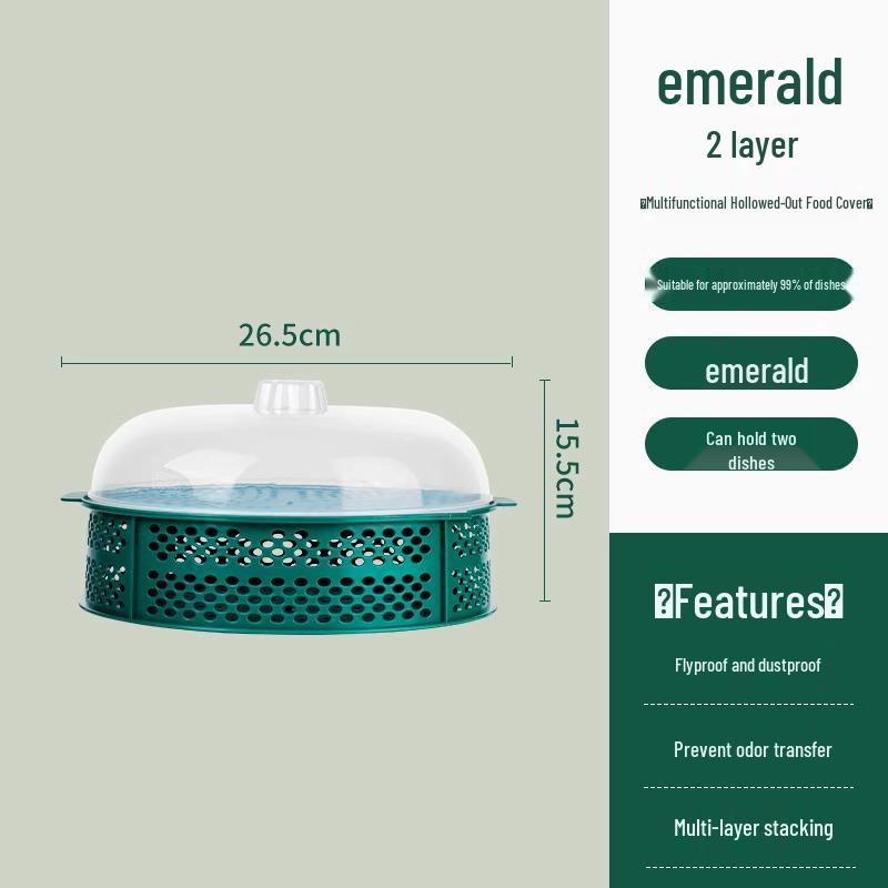 Multifunktionale mehrlagige Lebensmittelabdeckung mit Fliegen- und Insektenschutz